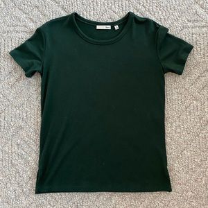 Wilfred free dark green t shirt